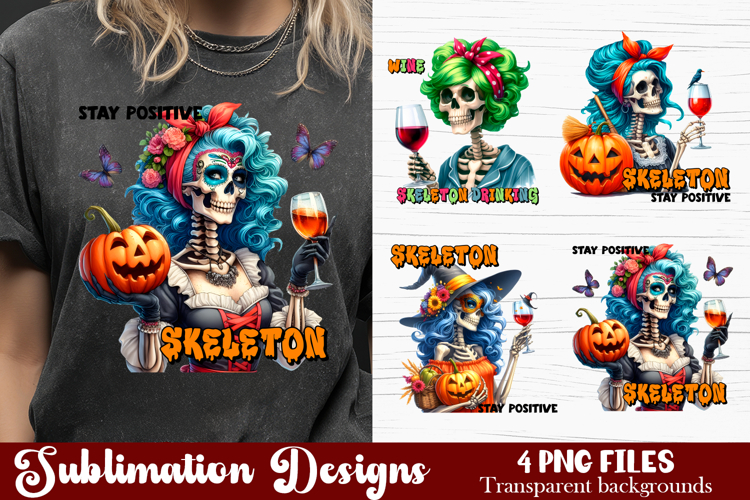 Witch housewives, Funny Skeleton Witch PNG