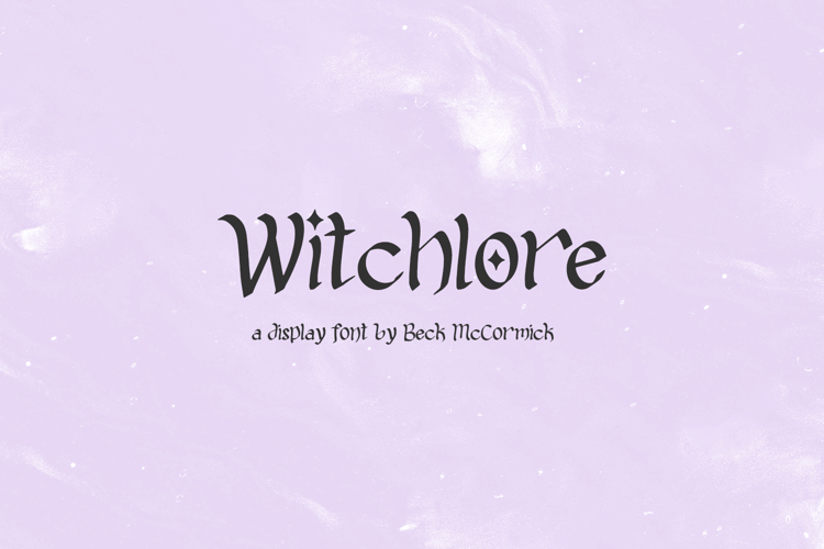 Witchlore Display Font