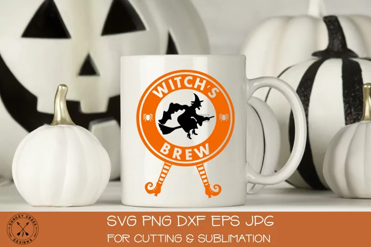Witch's Brew Halloween SVG |Halloween Mug Design