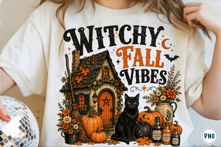 Witchy Fall Vibes Png