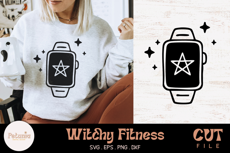 Magic Smartwatch SVG Cut File | Witchy Fitness SVG