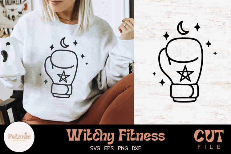 Boxing Glove SVG Cut File | Witchy Fitness SVG