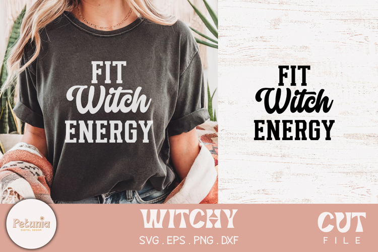 Fit Witch Energy SVG | Witchy Fitness SVG