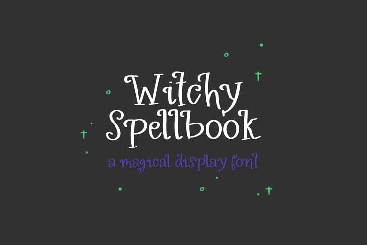 Witchy Spellbook Display Font