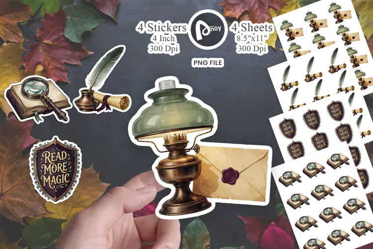 Witchy Victorian Gothic Sticker