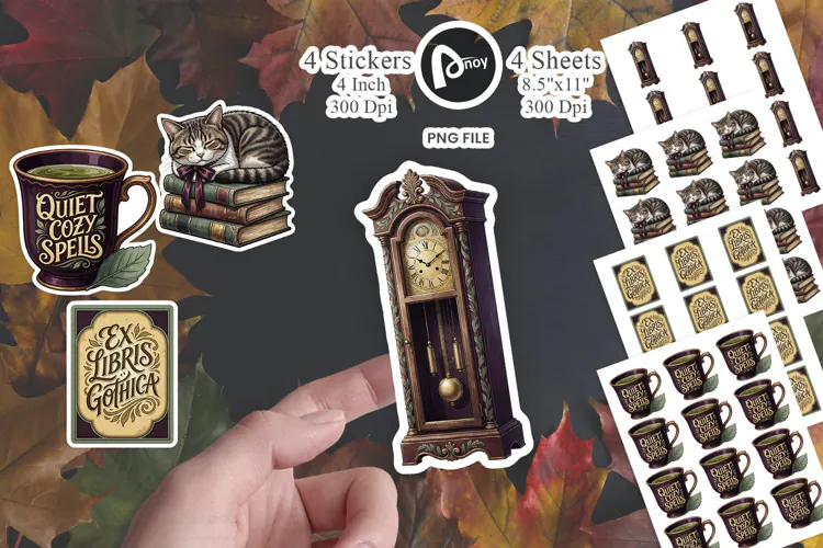 Witchy Victorian Gothic Sticker