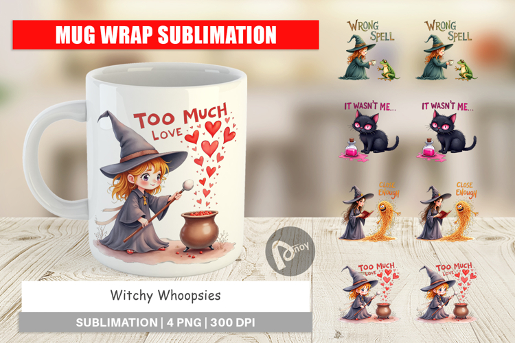 Witchy Whoopsies Mug Wrap
