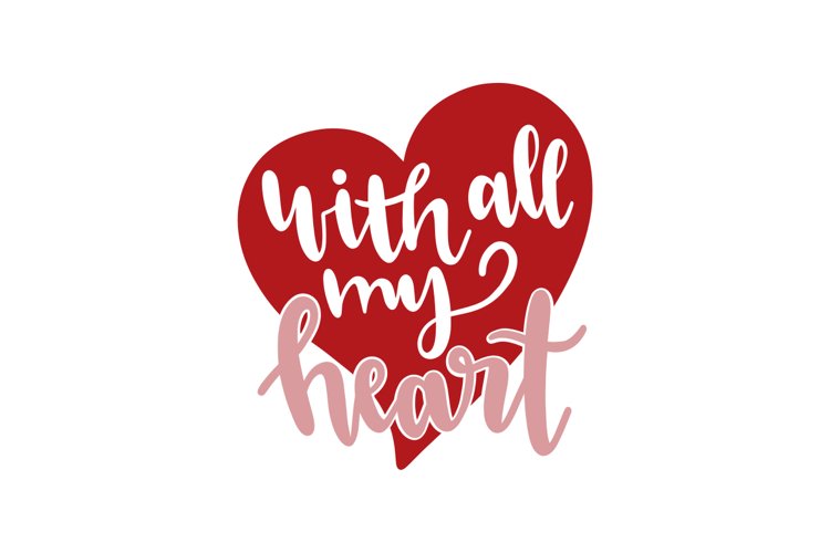 With Heart Svg Image 9