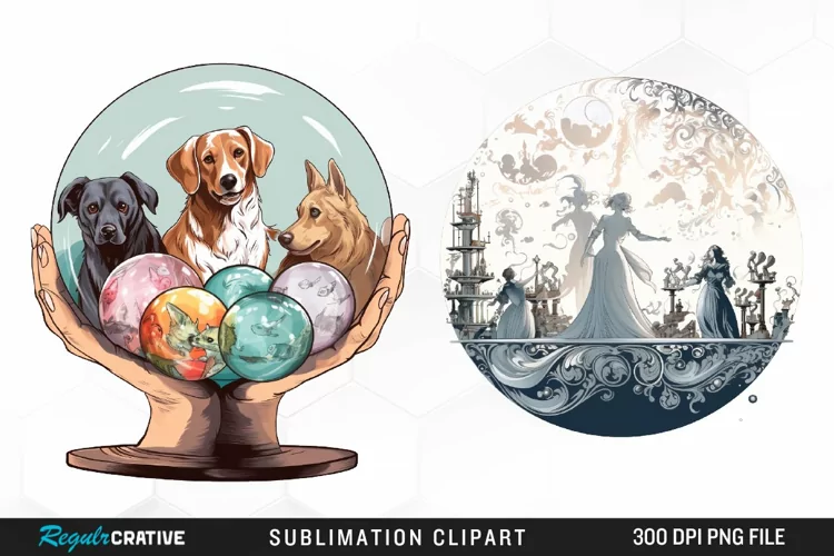 Magical Fairytale Wizards Exquisite Clipart