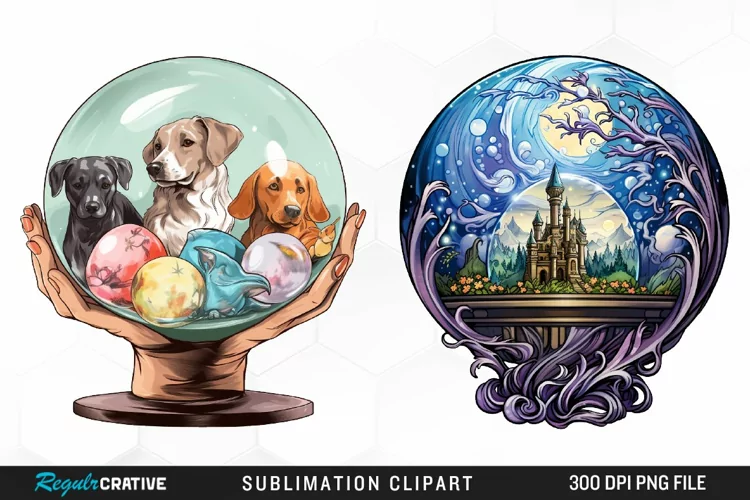 Magical Fairytale Wizards Exquisite Clipart
