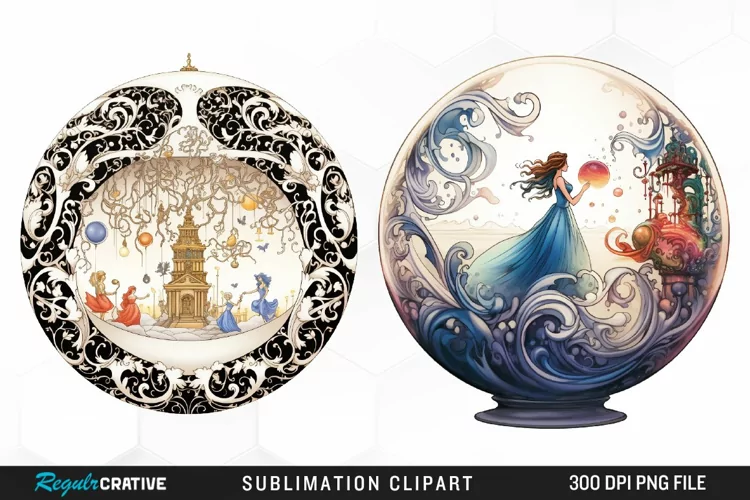 Magical Fairytale Wizards Exquisite Clipart