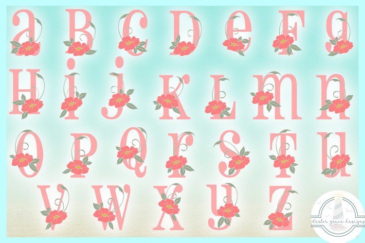 Flower Alphabet Image 11