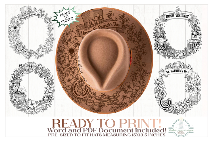 St Patricks Day Hat Burning Design Bundle
