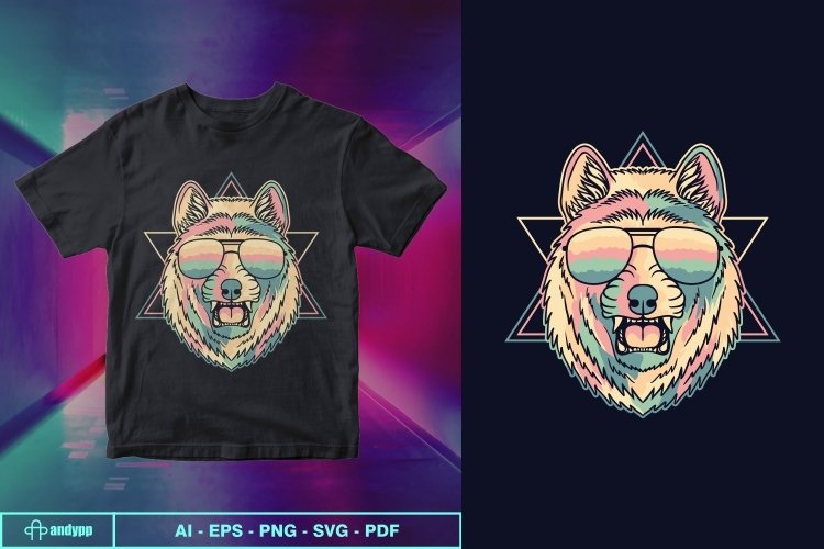 Wolf Vector Image 22