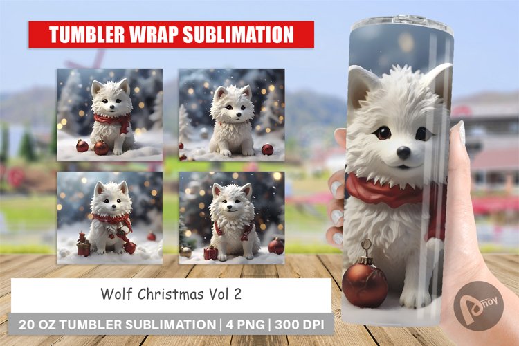 Christmas Tumbler Wrap Image 5