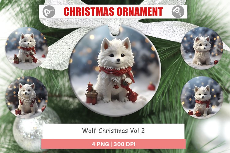 Christmas Ornaments Wolf