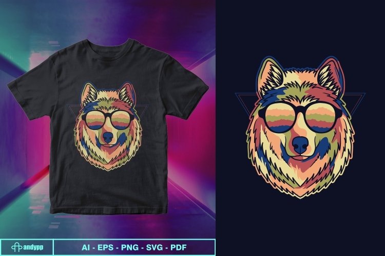 Wolf Vector Image 4