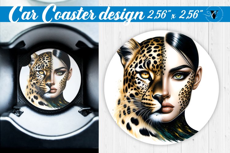 Car Coaster | Strong woman example image 1