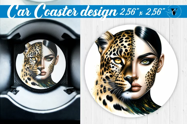Car Coaster | Strong woman