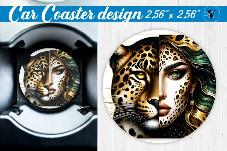 Car Coaster | Strong woman