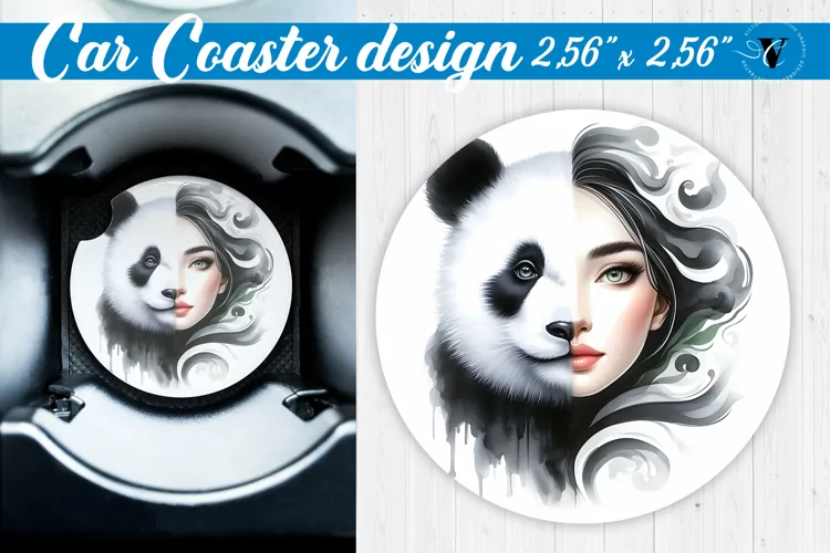 Car Coaster | Strong woman