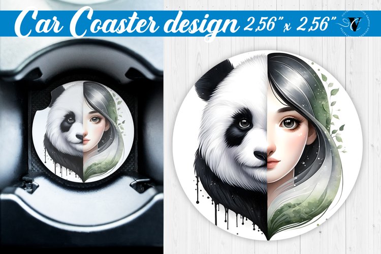 Car Coaster | Strong woman example image 1