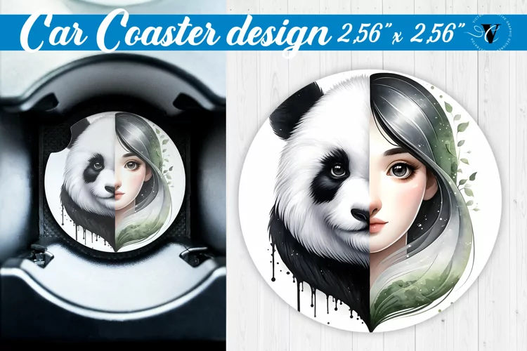 Car Coaster | Strong woman