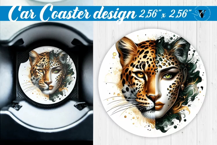 Car Coaster | Strong woman
