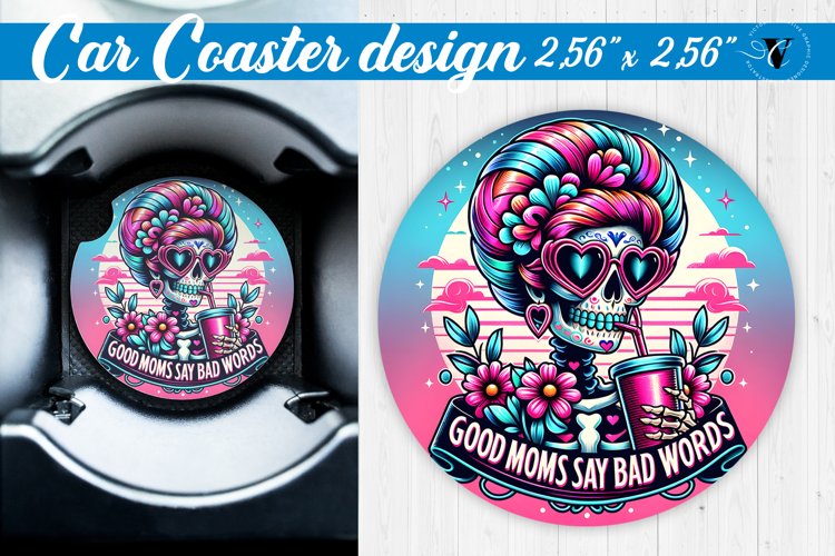 Car Coaster | Strong woman