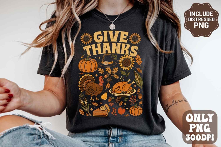 Thanksgiving PNG Clipart: Give Thanks | Cozy Season png