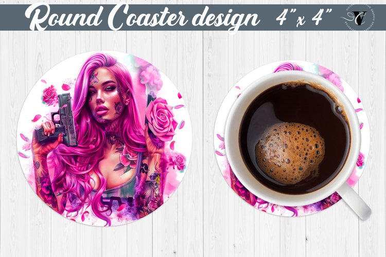 Round Coaster | Strong woman