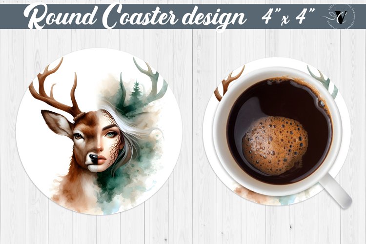 Round Coaster | Strong woman