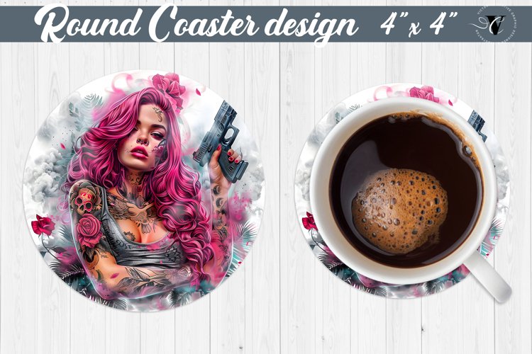 Round Coaster | Strong woman