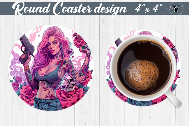 Round Coaster | Strong woman