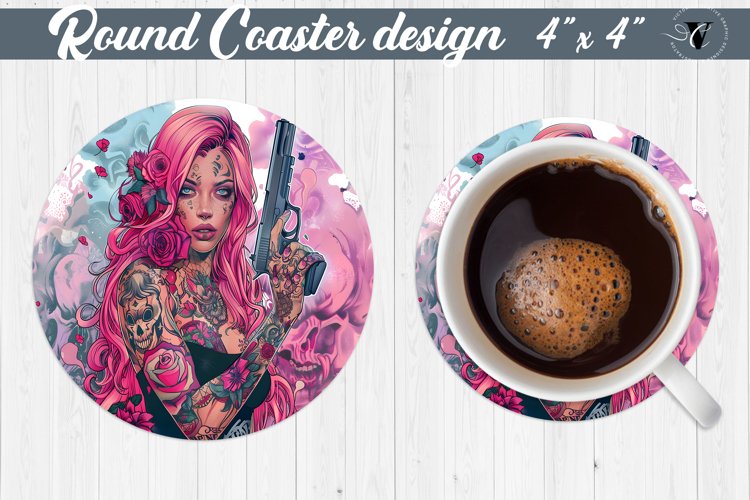 Round Coaster | Strong woman
