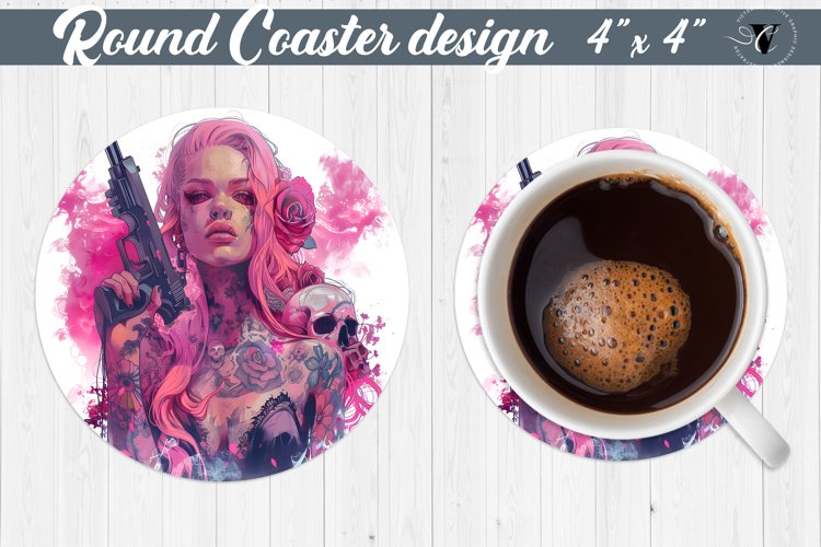 Round Coaster | Strong woman