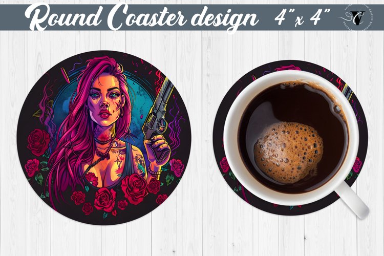 Round Coaster | Strong woman