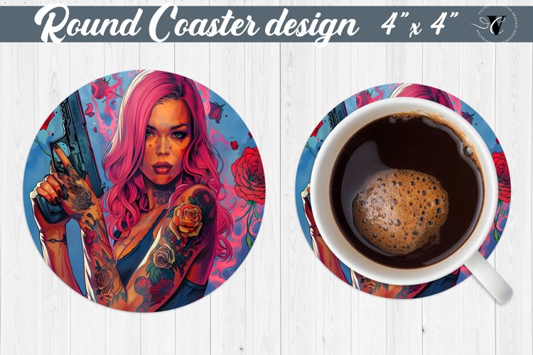 Round Coaster | Strong woman