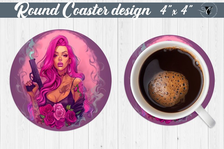 Round Coaster | Strong woman