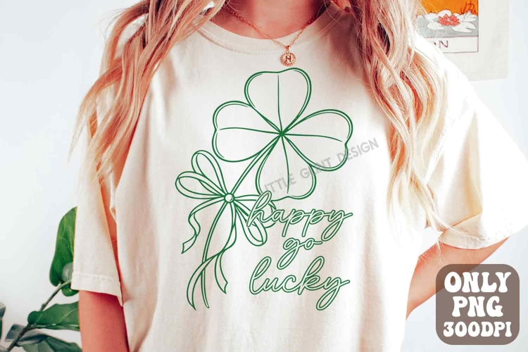 Preppy Shamrock St Patricks Day Coquette Bow SVG PNG Design