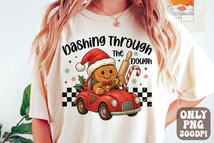 Dashing Through the Dough Png | Christmas Gingerbread Png