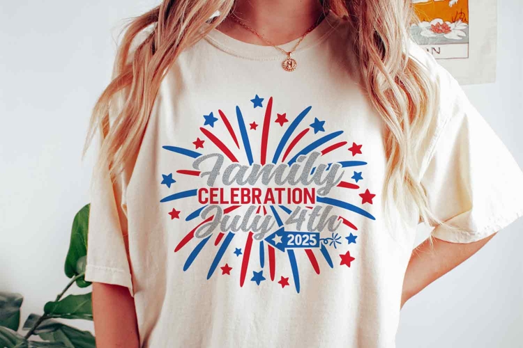 Family Celebration July 4th 2025 SVG | America Family Shirt example image 1