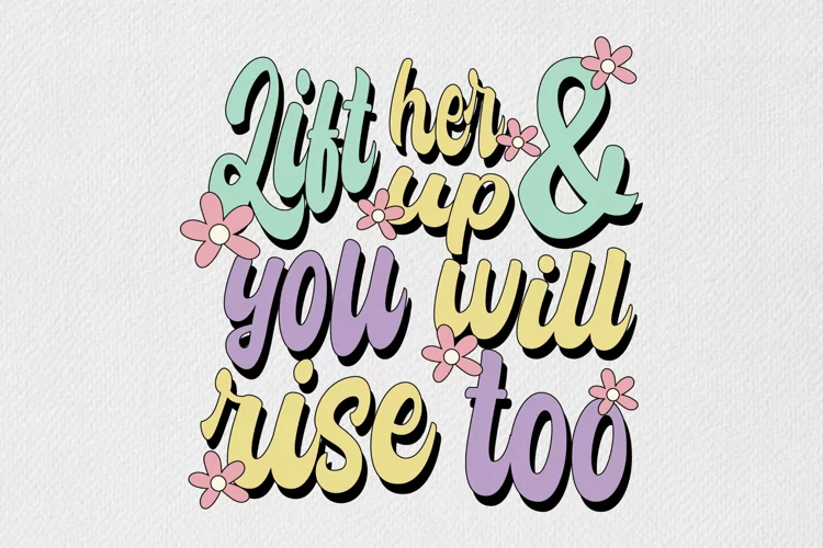 Women Empowerment Statement Sublimation Design