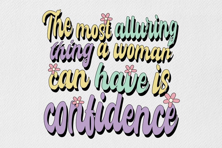 Women Empowerment Statement Sublimation Design example image 1