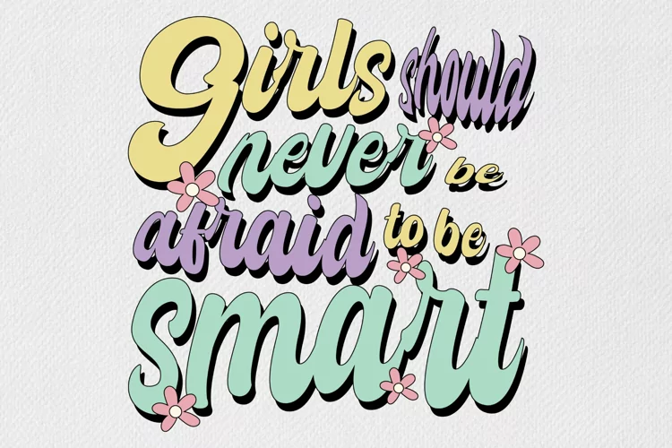 Women Empowerment Statement Sublimation Design