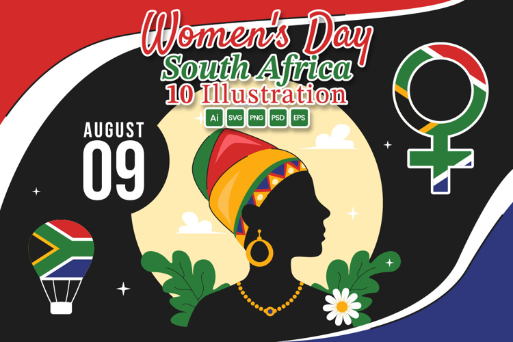 10 Women's Day in South Africa Illustration example image 1