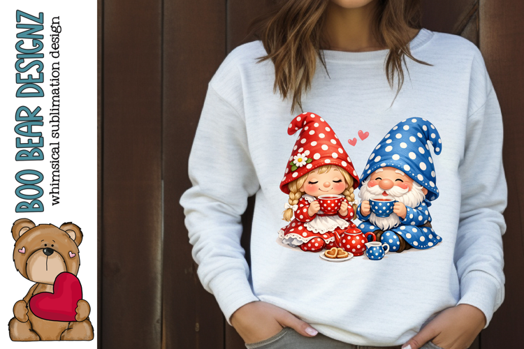 Poka Dots Gnome Couple
