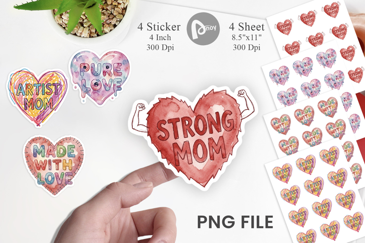Imperfect Heart Sticker