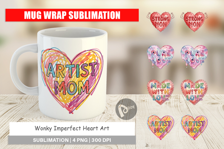 Imperfect Heart Mug Wrap