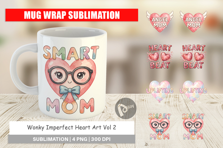 Imperfect Heart Mug Wrap
